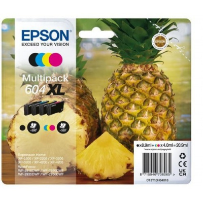 Epson 604XL T10H640 C13T10H64010 colore (CMYK) multipack di cartucce originali