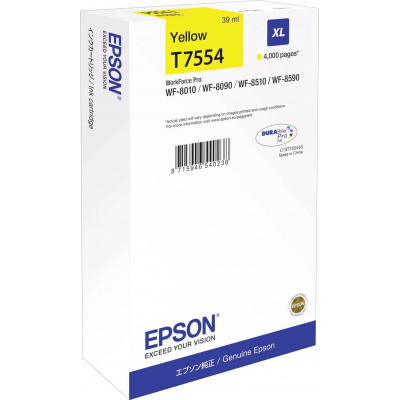 Epson T7554 XL C13T75544N giallo (yellow) cartuccia originale