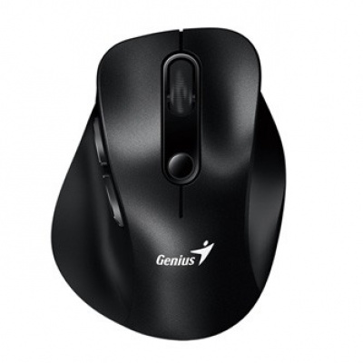 Mouse senza fili, Genius Ergo 9000S 31030038400, nero, ottica, 2400DPI