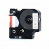 Nastro compatibile con Dymo 53715, 24mm x 7m, testo rossa / sfondo bianco