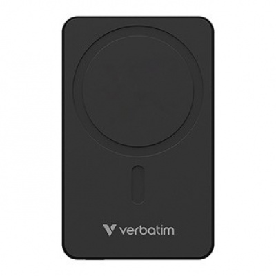 Verbatim 32225 power bank con ricarica wireless, 5V, 5000mAh, nero