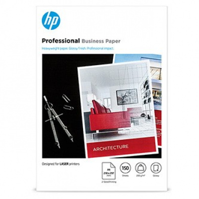 HP PROF, carta, lucido, bianco, A4, 200 g/m2, 150 pz 7MV83A, non specificato
