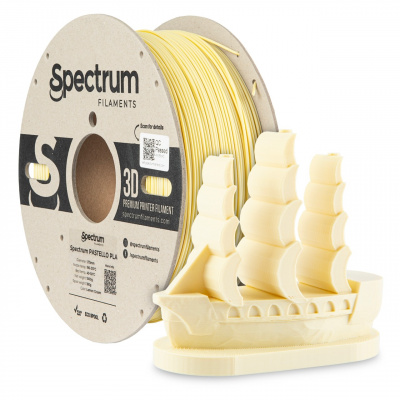Spectrum 80729 3D filamento, pastello PLA, 1,75mm, 1000g, Giallo (Lemon cream)