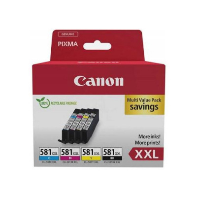 Canon CLI-581 XXL 1998C007 colore (CMYK) multipack di cartucce originali
