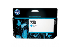 HP 728 F9J67A ciano (cyan) cartuccia originale