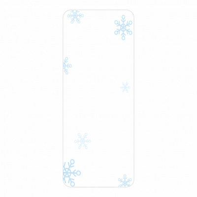 Niimbot A2A18691801, 12x30mm, 195pz, fiocchi di neve, colorato etichette autoadesive