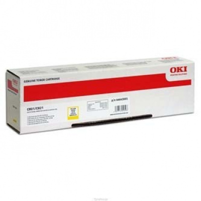 OKI 44643001 giallo (yellow) toner originale