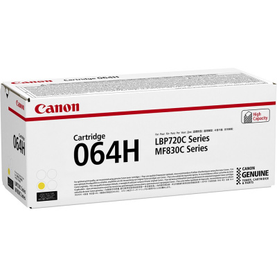Canon 064HY 4936C002 giallo (yellow) toner originale