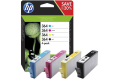 HP 364 N9J73AE Bk+C+M+Y multipack cartuccia originale