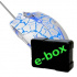 E-blue Mouse Cobra EMS624WHCA-IU, 2500DPI, ottica, 6sp\., wired USB, bianco-blu, gaming, e-box