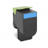 Lexmark 80C2SC0 ciano (cyan) toner compatibile