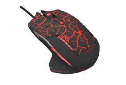 E-blue Mouse Mazer Pro EMS600BCCZ-IU, 2500DPI, ottica, 6sp\., wired USB, nero-rosso, gaming