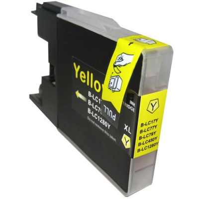 Cartuccia compatibile con Brother LC-1240 / LC-1280 giallo (yellow)