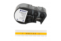 Brady M4C-250-595-YL-BK / 170950, 6.35 mm x 7.62 m, Vinile, testo nero / sfondo giallo