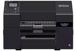 Epson ColorWorks D6500 (Pe) C31CL91202, colore stampante di etichette, peeler, disp., USB, Ethernet, black