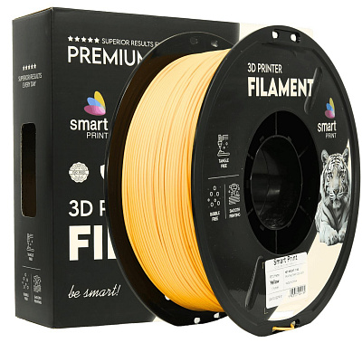 Smart Print FG-S219-E1, 3D filamento, PETG Matte, 1,75mm, 1000g, Giallo (Yellow)