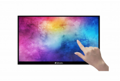 Verbatim PMT-15 Portable Touchscreen Monitor 15.6" Full HD 1080p Metal Housing Monitor portatile touch