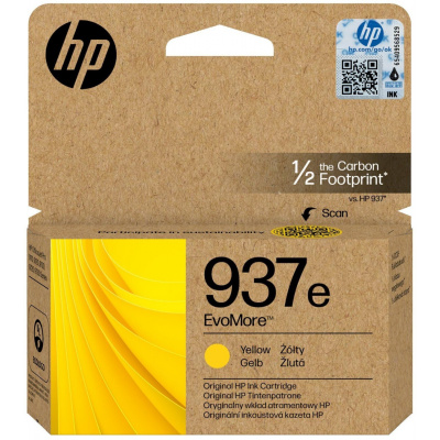 HP 937e 4S6W8NE EvoMore giallo (yellow) cartuccia originale
