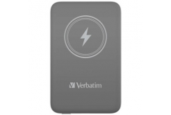 Verbatim 32249 power bank con ricarica wireless, 5V, 10 000mAh, grigio