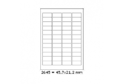 Etichette autoadesive 45,7 x 21,2 mm, 48 etichette, A4, 100 fogli