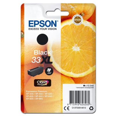Epson T33XL C13T33514012 nero (black) cartuccia originale