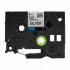 Nastro compatibile con Brother TZ-921 / TZe-921, 9mm x 8m, testo nera / nastro argento