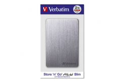 Verbatim externí pevný disk, Store,n,Go ALU Slim, 2.5", USB 3.0, 2TB, 53665, vesmírné grigio