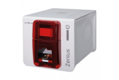 Evolis Zenius Classic GO PACK ZN1U-GP1, stampante per schede, single sided, 12 dots/mm (300 dpi), USB, red