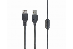 Cavo CABLEXPERT CCF-USB2-AMAF-10 USB A-A 3m 2.0 Prolunga HQ con nucleo in ferrite