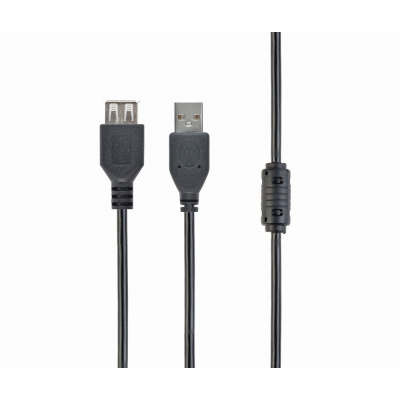 Cavo CABLEXPERT CCF-USB2-AMAF-10 USB A-A 3m 2.0 Prolunga HQ con nucleo in ferrite