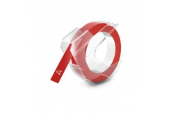 Nastro compatibile con Dymo S0898150, 9mm x 3m, testo bianco / sfondo vrosso
