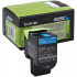 Lexmark 80C2SC0 ciano (cyan) toner originale