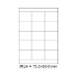 Etichette autoadesive 70 x 50,8 mm, 15 etichette, A4, 100 fogli