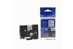 Nastro compatibile con Brother TZ-S231/TZe-S231 12mm x 8m extr.adh. testo nera/sfondo bianco