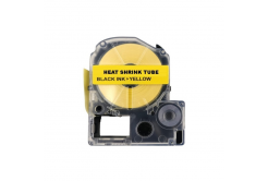 Epson LK-4YBA7 / SU7Y, 7mm x 2,5m, testo nera / sfondo giallo, nastro termicoretraibile compatibile