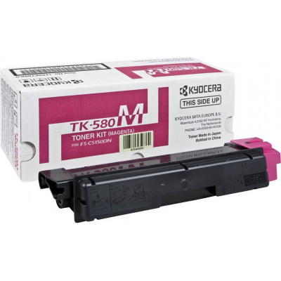 Kyocera Mita TK-580M magenta toner originale