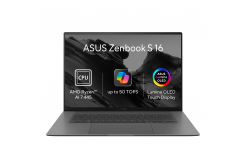 ASUS Zenbook S16 OLED/UM5606GA-OLED594WZ/AI7-445/16"/2880x1800/T/16GB/1TB/AMD int/W11H/Grigio/2R