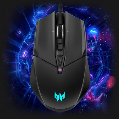 Acer PREDATOR CESTUS 335/Gaming/Ottica/Per destrorsi/19.000 DPI/Cablata USB/Nera