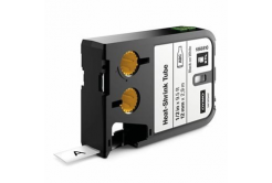 Dymo XTL 1868810, 12mm x 2,7m, testo nera/sfondo bianco, nastro originale