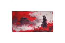 Tappetino per mouse, MONKA ZOWA XXL, gaming, rosso-bianco, 1200 x 600 x 3.5 mm, Marvo