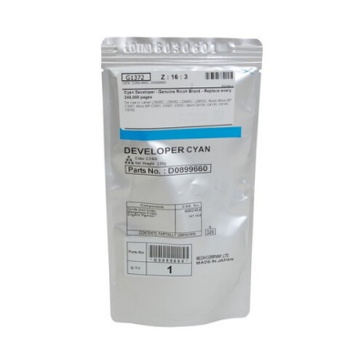 Ricoh D0899660 ciano (cyan) developer originale