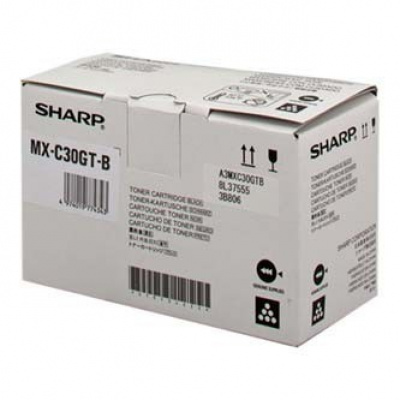 Sharp MX-C30GTB nero (black) toner originale