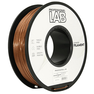 Professional Lab FG-P179-E1, 3D filamento, PLA, 1,75mm, 1000g, Marrone (Galaxy brown)