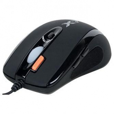 A4Tech Mouse X-710BK, 2000DPI, ottica, 7sp\., wired USB, nero, gaming