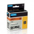 Dymo Rhino 18435, S0718490, 12mm x 5,5m testo nera / nastro arancione, nastro originale