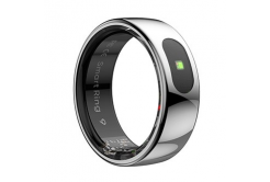 Smart RING PRO argento, misurazione dello stress, misurazione della frequenza cardiaca, monitoraggio del sonno, 11, Powerton