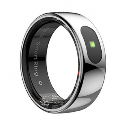 Smart RING PRO argento, misurazione dello stress, misurazione della frequenza cardiaca, monitoraggio del sonno, 11, Powerton