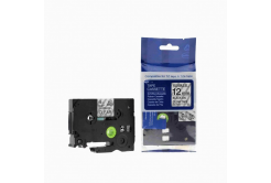 Nastro compatibile con Brother TZ-FX131/TZe-FX131, 12mm x 8m, flexi testo nera / nastro trasparente