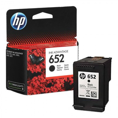 HP 652 F6V25AE nero (black) cartuccia originale