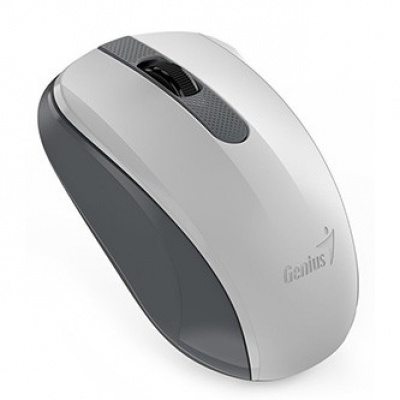 Genius Mouse NX-8008S 31030028403, 1200DPI, 2.4 [GHz], ottica, 3sp\., senza fili USB, bianco, 1 pz AA
